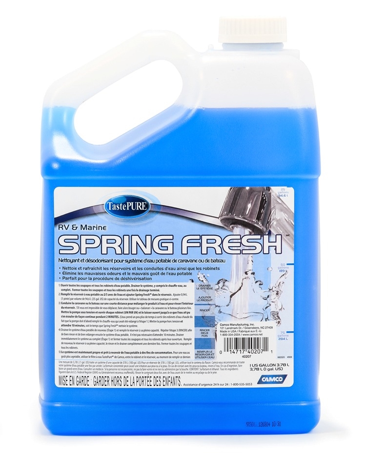 Camco 40207 TastePURE Spring Fresh Water Cleaner & Deodorizer